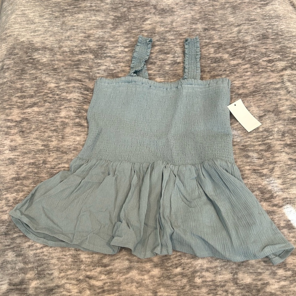 NWOT Chelsea and Vic Girls Size CL Crinkle Tank - Picture 6 of 11